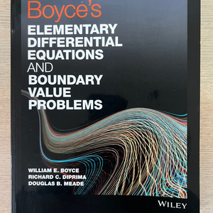 Boyce's Elementary Differential Equations 11판