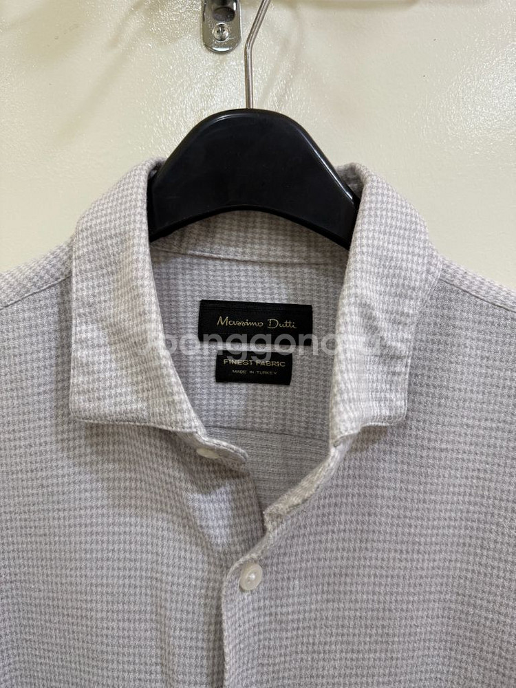 마시모두띠 허운드체크 셔츠 정품--1