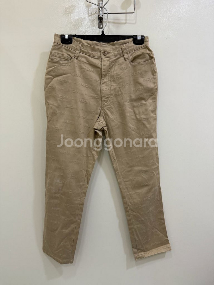 mcm 레제르 코튼 팬츠 정품--0