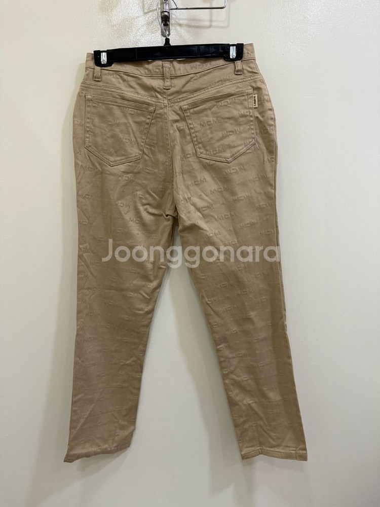 mcm 레제르 코튼 팬츠 정품--1