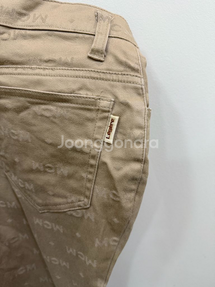 mcm 레제르 코튼 팬츠 정품--2