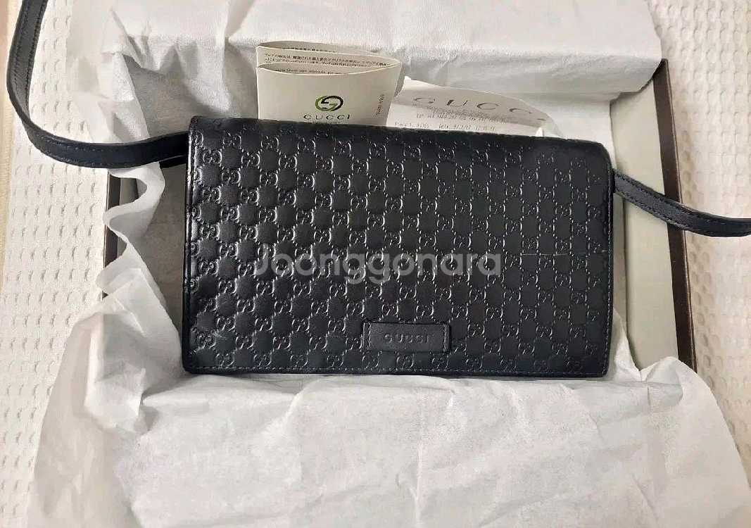 구찌 마이크로시마 크로스백 466507 정품--0