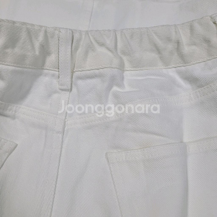 화이트 롱롱 스커트 S사이즈--2