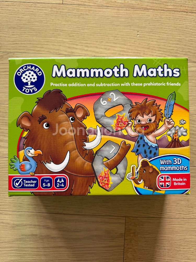 오차드토이 매머드 숫자놀이 보드게임--1
