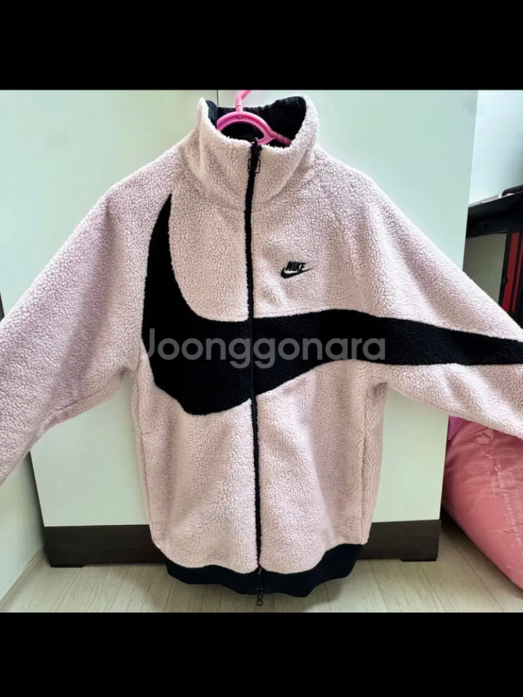 급처 ) 나이키 빅스우시 후리스 핑크블랙 S--0