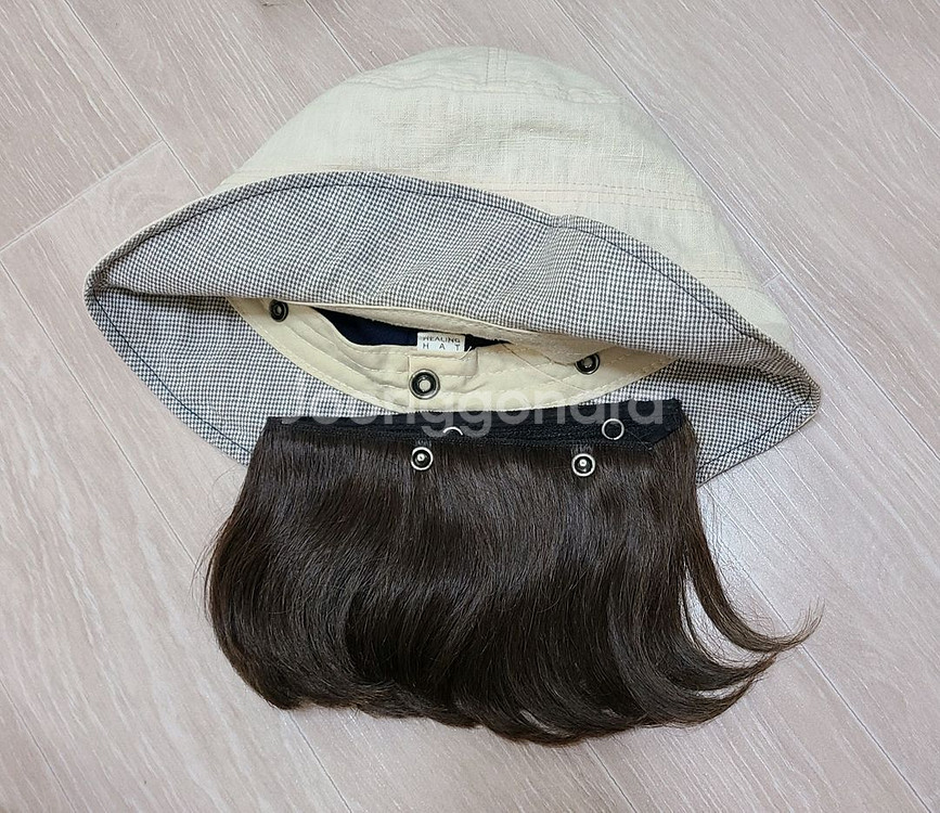 힐링햇 인모모자가발, 힐링햇 비니 5장 일괄판매합니다.--2