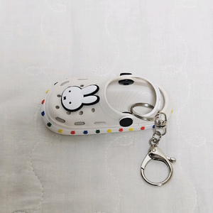 미피 크록스 키링 화이트