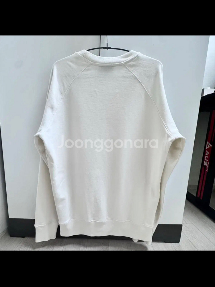 급처 ) 메종키츠네 폭스 패치 맨투맨 아이보리 S--1