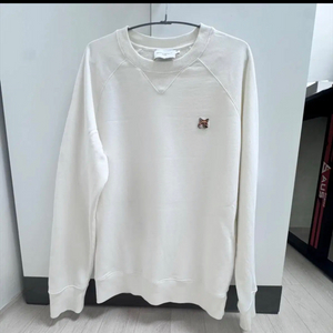 급처 ) 메종키츠네 폭스 패치 맨투맨 아이보리 S