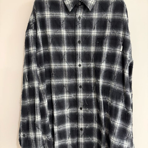 준지 아가일 셔츠 블랙 [매물 최저가]