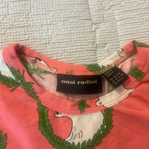 미니로디니 폭스 패턴 긴팔티