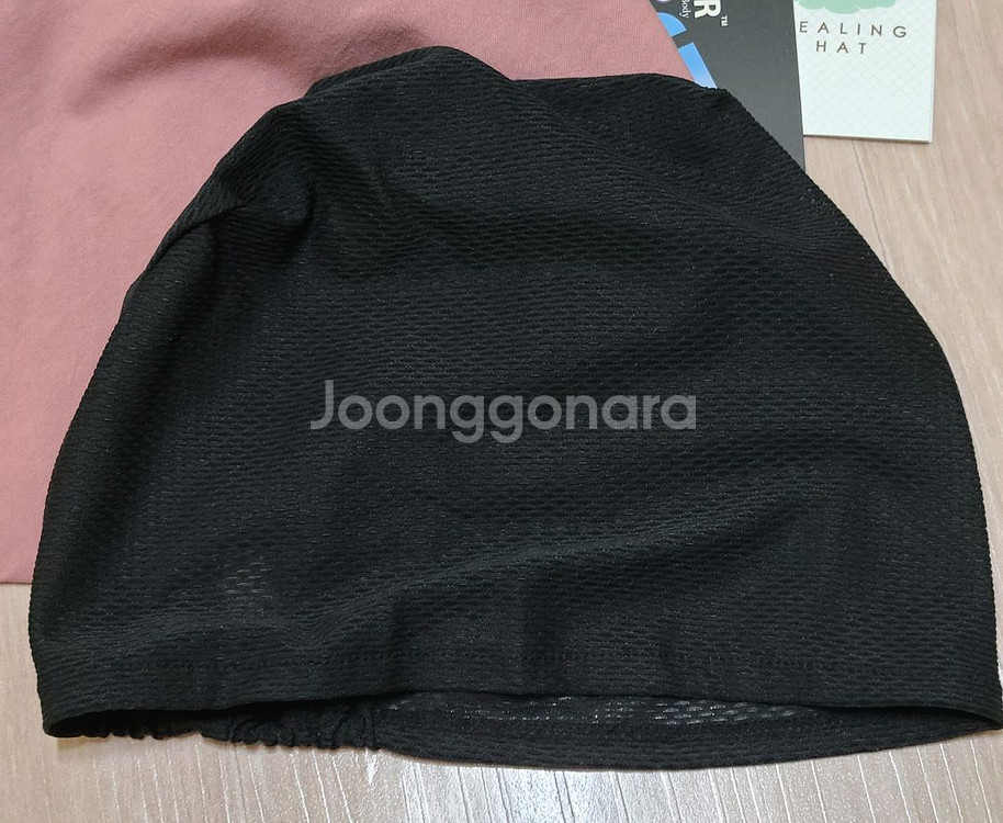 힐링햇 인모모자가발, 힐링햇 비니 5장 일괄판매합니다.--9