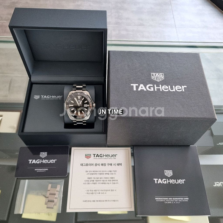 태그호이어 아쿠아레이서 구형 오토 검판 43mm(2021년식)--8