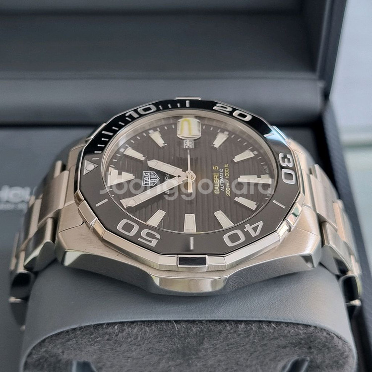 태그호이어 아쿠아레이서 구형 오토 검판 43mm(2021년식)--5