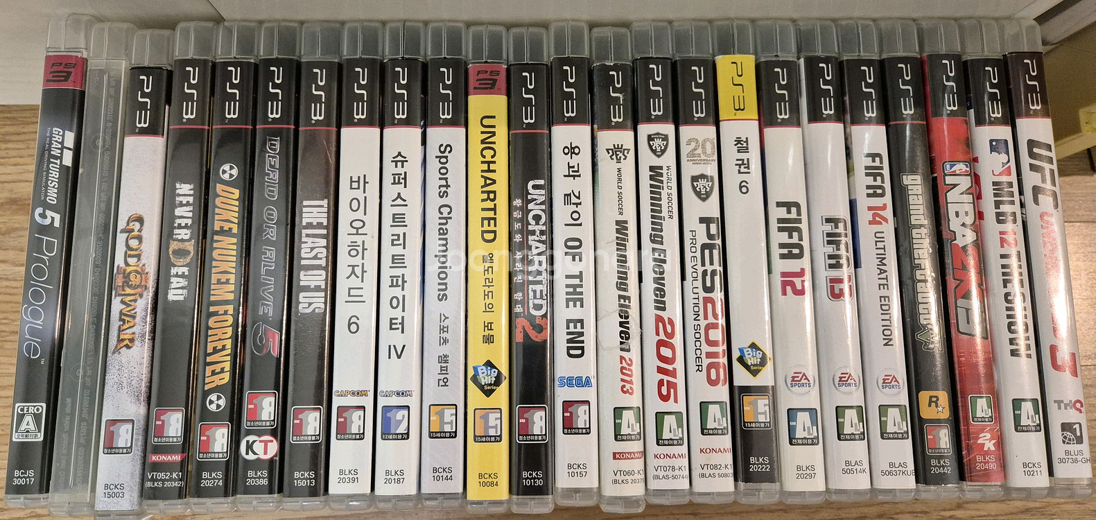 플스3(PS3) CD 24종 일괄 팝니다.(7만원)--0