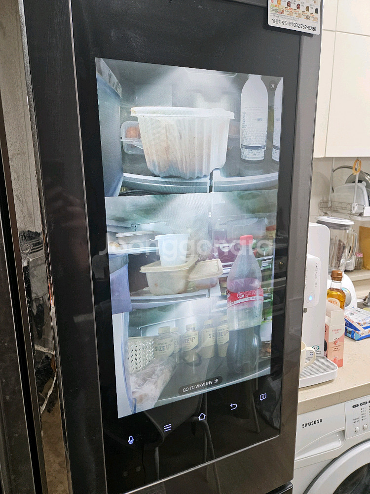 삼성 비스포크 패밀리허브 4도어 냉장고--1