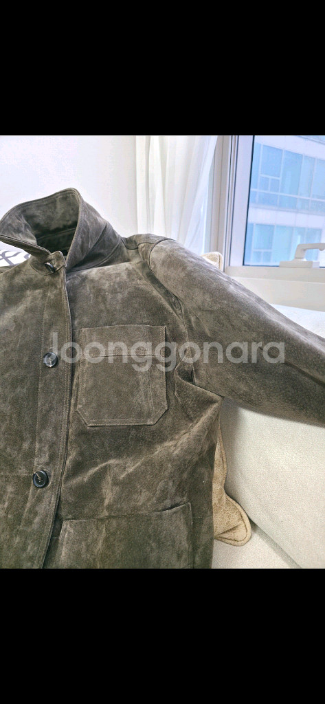 자라 리얼스웨이드 오버셔츠쟈켓--3