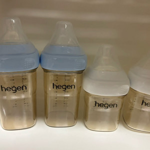 헤겐 젖병 4개 (150ml 2개, 240ml 2개) 새제품 -박스만개봉