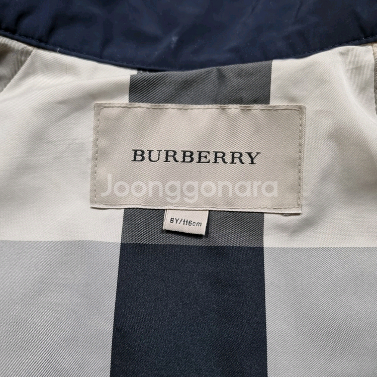 버버리 칠드런 아동 트렌치코트 6y, 03315, 120--7