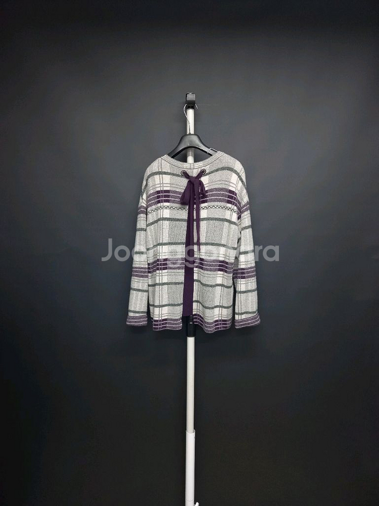 SJSJ 춘추동 알파카혼방 니트블라우스 F 44-77--1