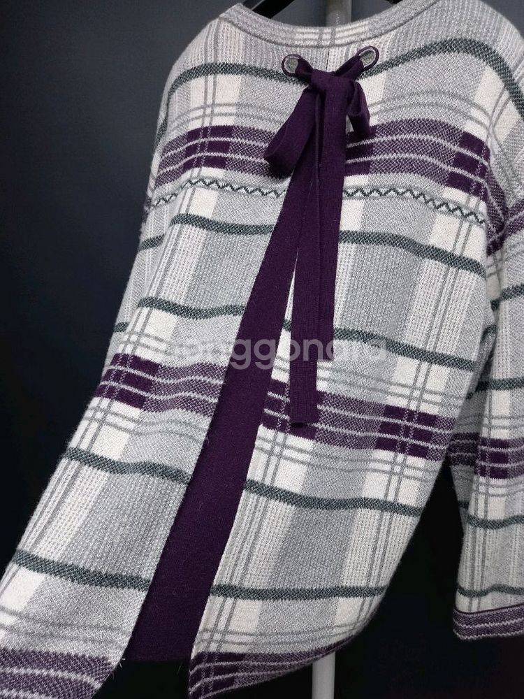 SJSJ 춘추동 알파카혼방 니트블라우스 F 44-77--5