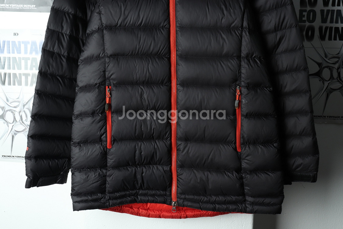 W(L) 영원아웃도어 패딩 점퍼자켓 덕다운 블랙 롱--3