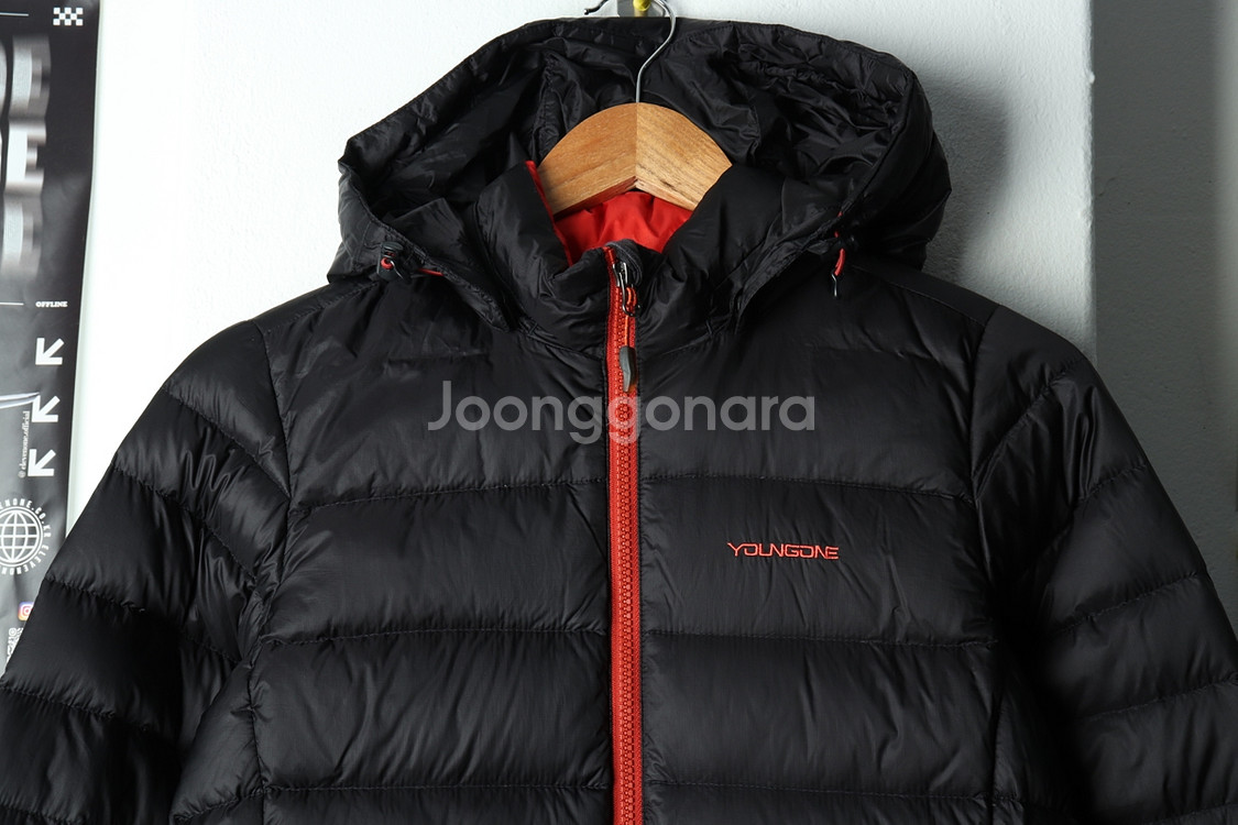 W(L) 영원아웃도어 패딩 점퍼자켓 덕다운 블랙 롱--2