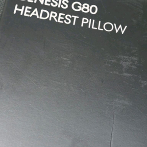 제네시스 G80 헤드레스트 쿠션 블랙 새상품