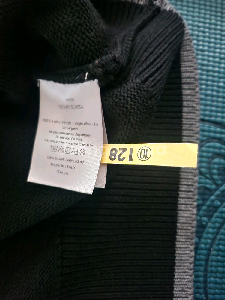 디올 아뜰리에 로고 니트 스웨터--3