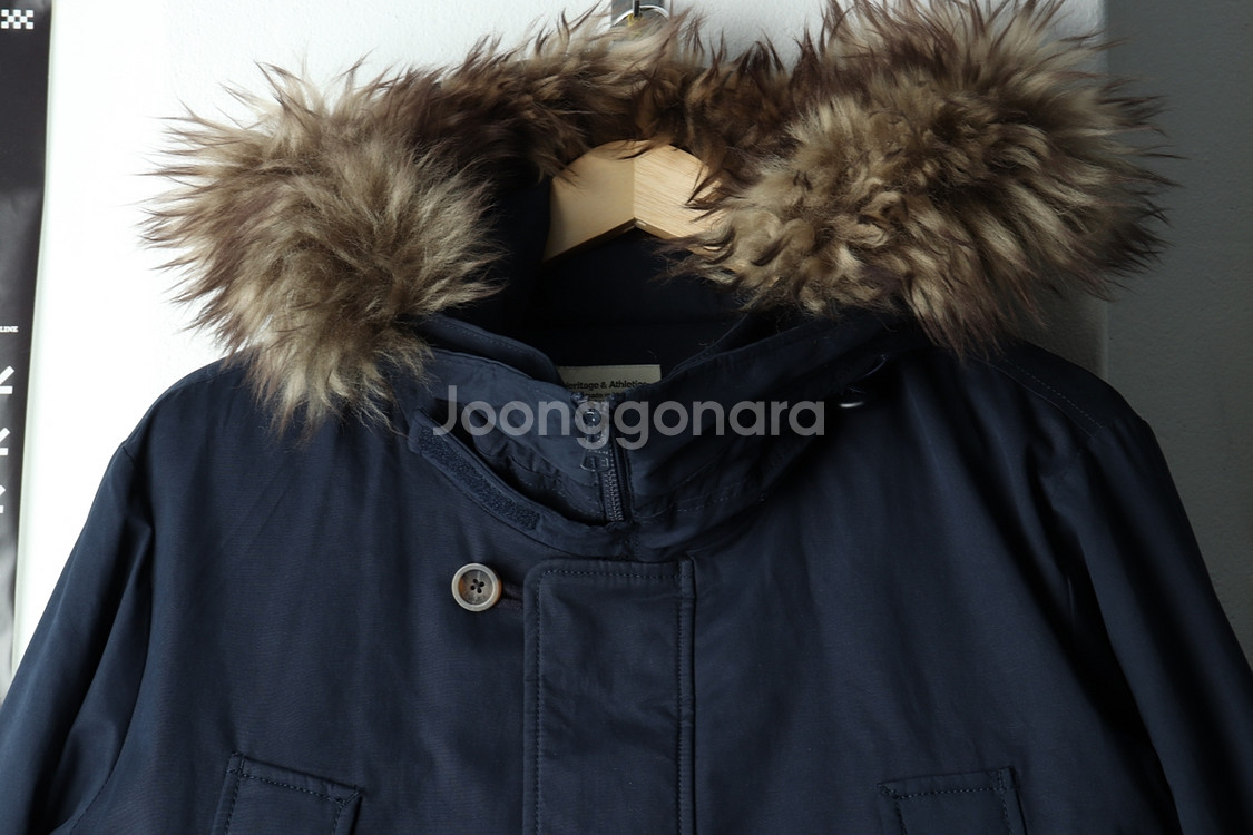 (L) 브랜드빈티지 패딩 점퍼자켓 펄스 덕다운 네이비--2