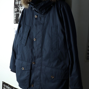 (L) 브랜드빈티지 패딩 점퍼자켓 펄스 덕다운 네이비