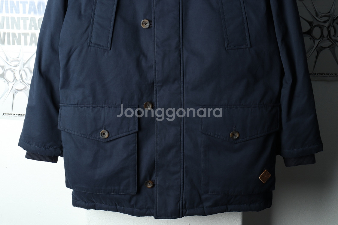 (L) 브랜드빈티지 패딩 점퍼자켓 펄스 덕다운 네이비--3