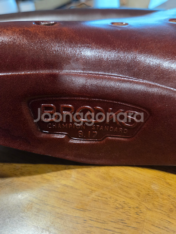 브롬톤에 잘어울리는 브룩스B17 자전거안장 탑튜브--5