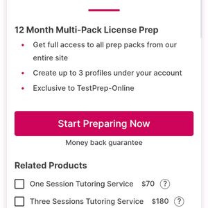Test Prep 패밀리 계정 이용권/MAP Test/CAT4 Test