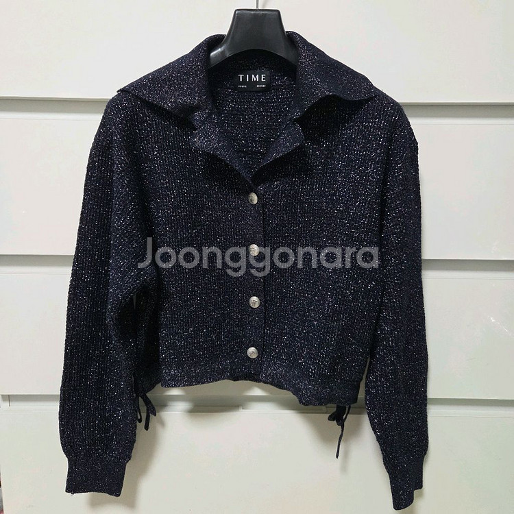 타임 캐시미어 블렌드 크롭 가디건 랑방 더캐시미어 마인--4