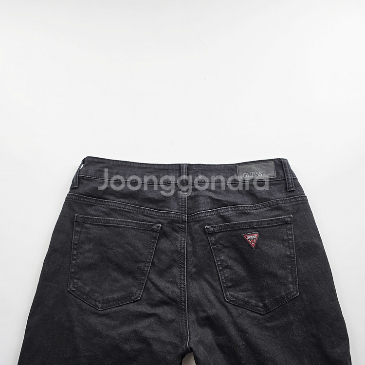 게스 청바지 흑청 스판 데님 사이즈30 R2891--3