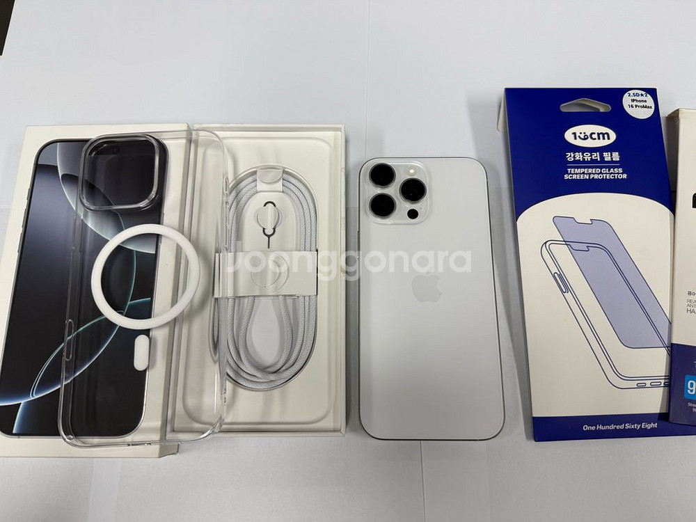 아이폰16프로맥스 화이트티타늄--0