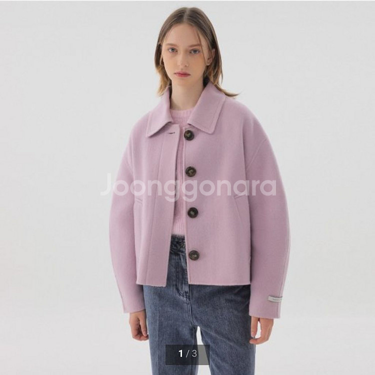 온앤온 핸드메이드 숏코트 66 새상품--0