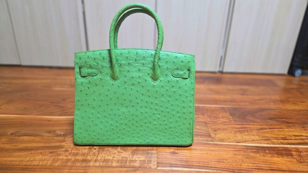 호미가 버킨 타조가죽 핸드백 이미지