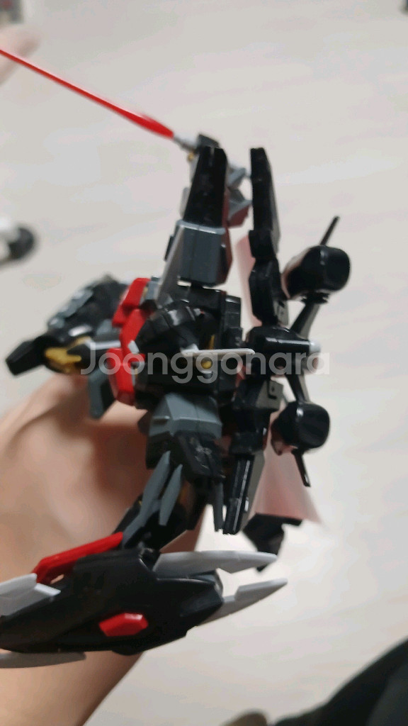 건담 프라모델 HG 블랙나이트 시바 가조립--2