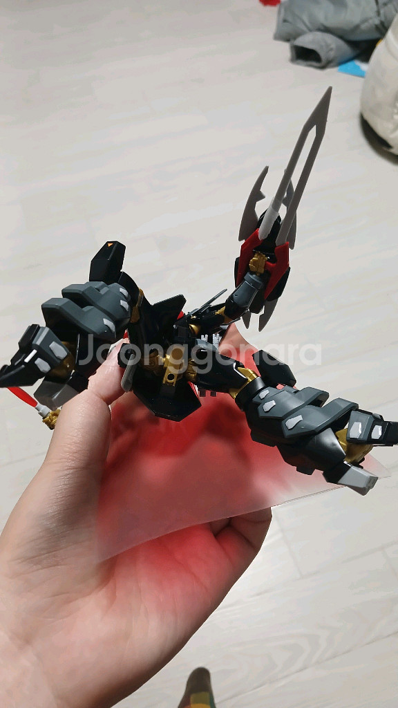 건담 프라모델 HG 블랙나이트 시바 가조립--3