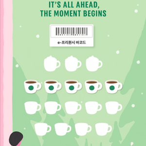 스타벅스 프리퀀시 일반 5개