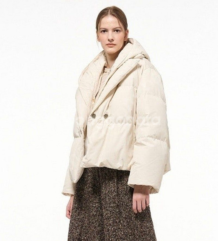 타임 후드 구스 패딩 점퍼 랑방 마인--0