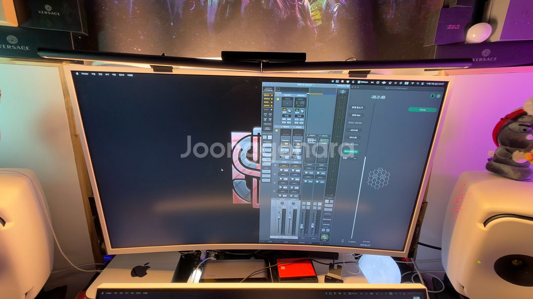 한성컴퓨터 TFG39Q14V 커브드 모니터--0