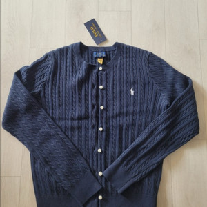 폴로 걸즈 니트 가디건 xl