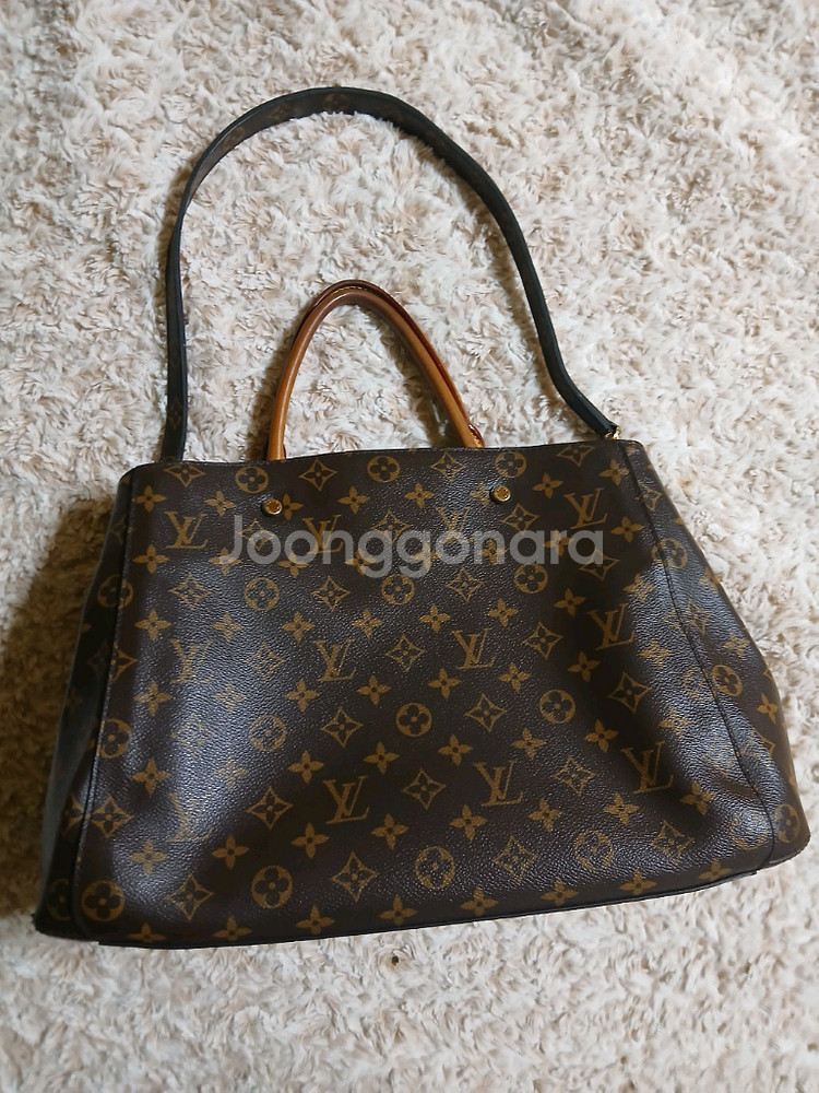 루이비통 몽테뉴 정품 모노그램 핸드백--0