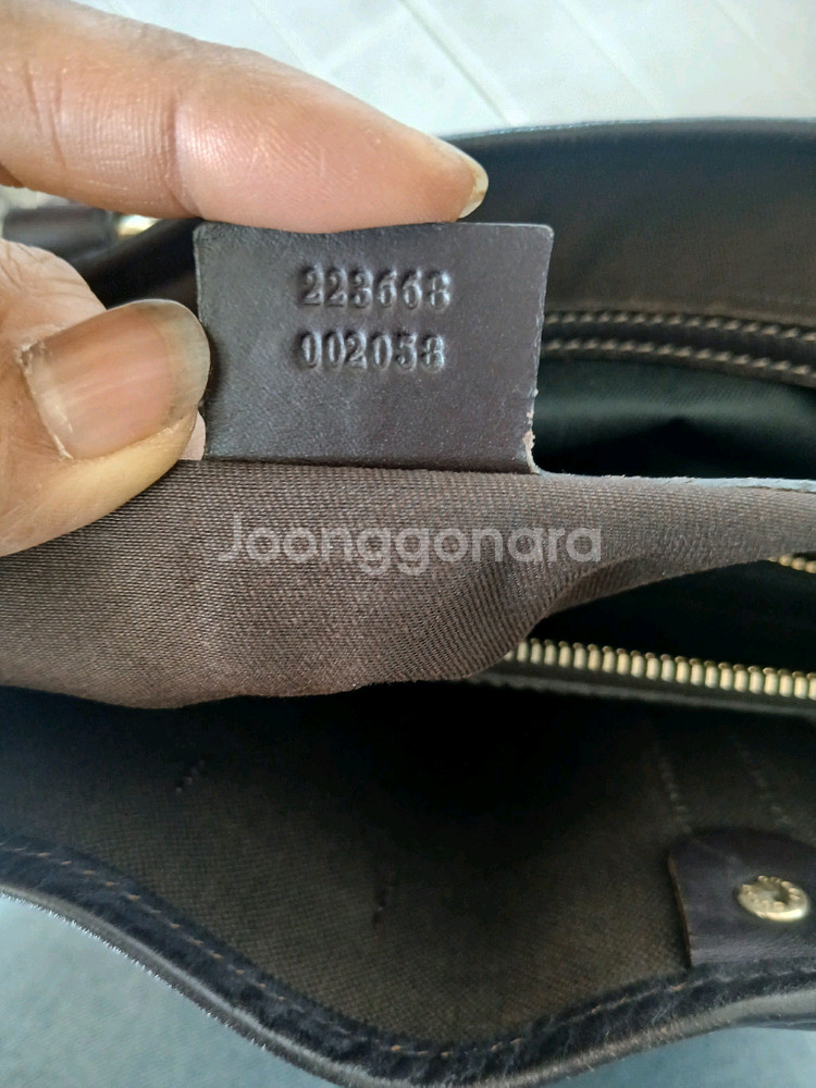 구찌 정품 GG 캔버스 토트백 상태 좋아요 서류 가방 좋아요--3