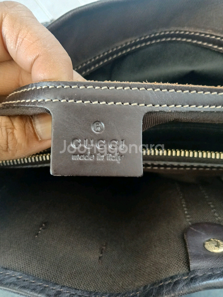 구찌 정품 GG 캔버스 토트백 상태 좋아요 서류 가방 좋아요--2