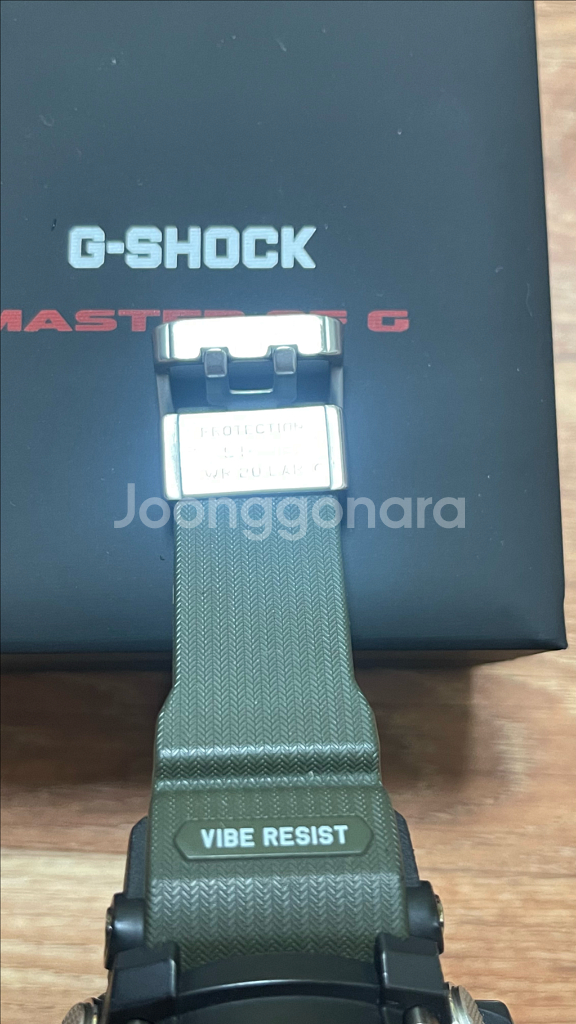 지샥 구머마 GWG-1000 카키 탱크 구머드마스터 쥐샥 전파수신 터프솔라 추가벨베젤, 보증서 O 판매합니다.--8