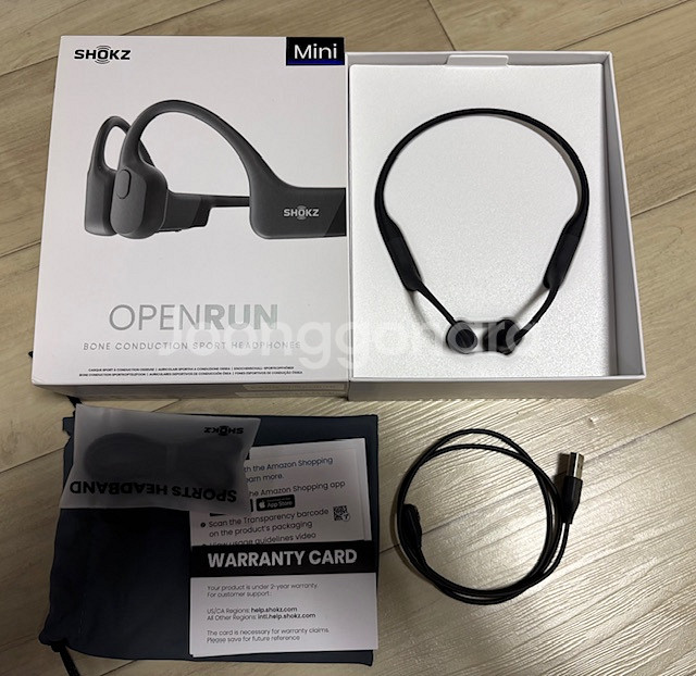 박스O)샥즈 Shokz 오픈런 골전도 블루투스 헤드셋--3